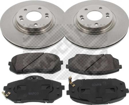 Mapco 47259 - Set frana, frana disc aaoparts.ro