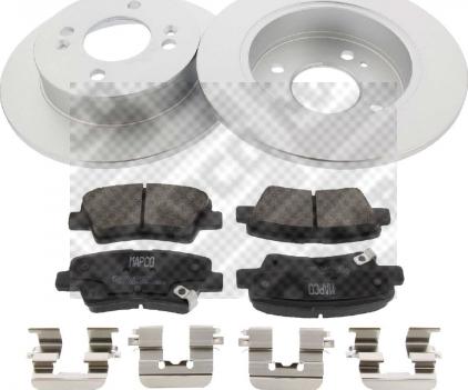 Mapco 47274C - Set frana, frana disc aaoparts.ro
