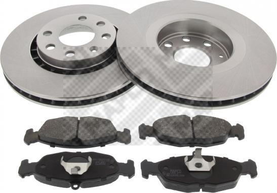 Mapco 47755 - Set frana, frana disc aaoparts.ro