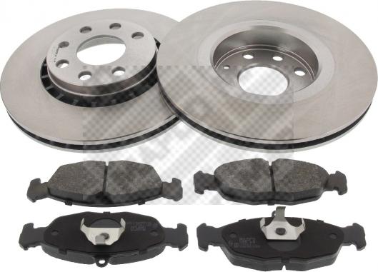 Mapco 47758 - Set frana, frana disc aaoparts.ro