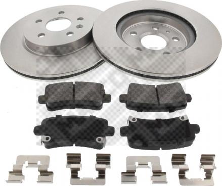 Mapco 47700 - Set frana, frana disc aaoparts.ro