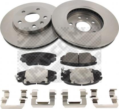 Mapco 47716 - Set frana, frana disc aaoparts.ro