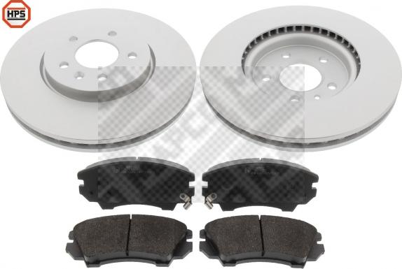 Mapco 47722HPS - Set frana, frana disc aaoparts.ro