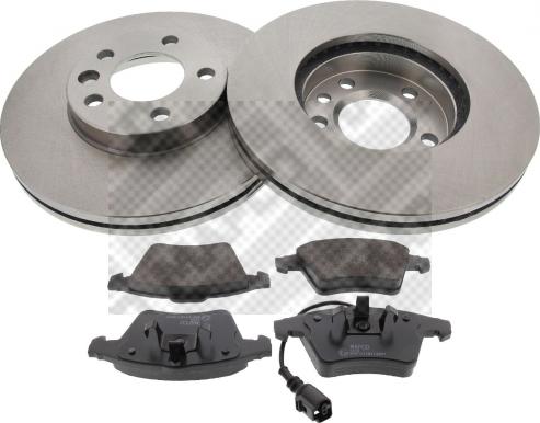 Mapco 47776 - Set frana, frana disc aaoparts.ro