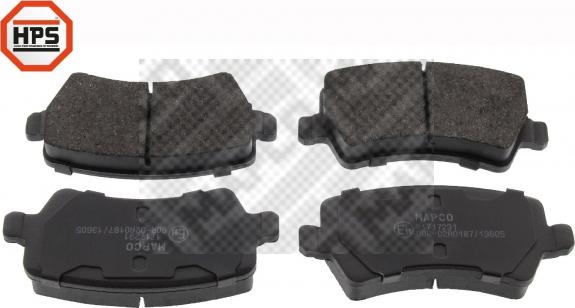 Mapco 6974HPS - Set placute frana,frana disc aaoparts.ro