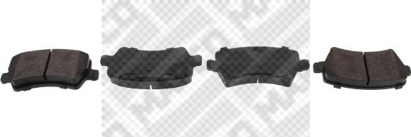 Mapco 6974 - Set placute frana,frana disc aaoparts.ro