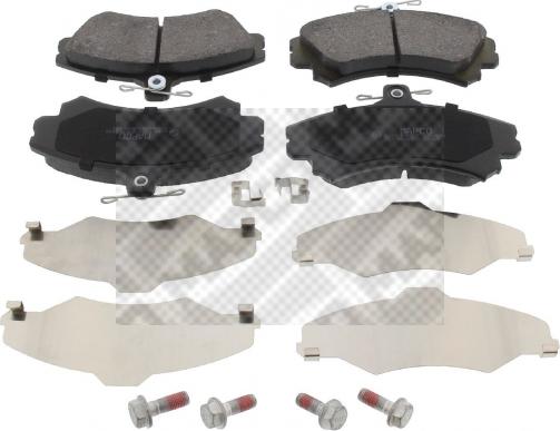 Mapco 6499 - Set placute frana,frana disc aaoparts.ro