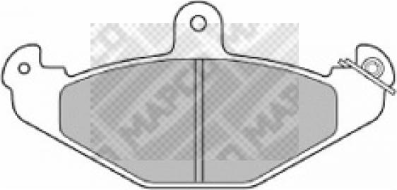 Mapco 6462 - Set placute frana,frana disc aaoparts.ro