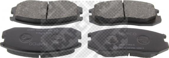 Mapco 6410 - Set placute frana,frana disc aaoparts.ro