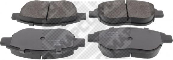 Mapco 6548 - Set placute frana,frana disc aaoparts.ro