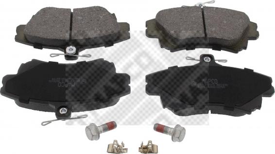 Mapco 6504 - Set placute frana,frana disc aaoparts.ro