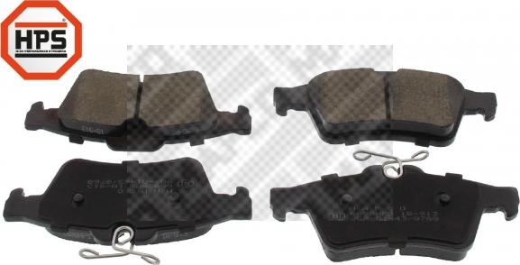 Mapco 6698HPS - Set placute frana,frana disc aaoparts.ro