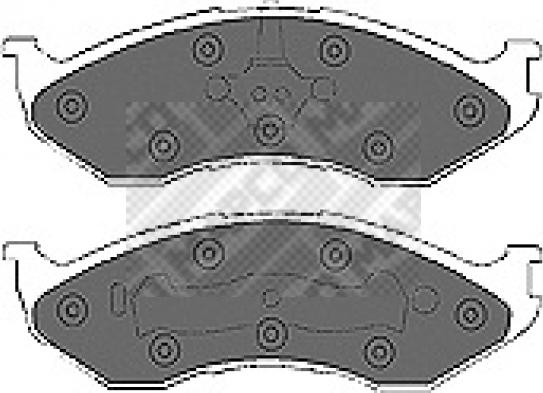 Mapco 6692 - Set placute frana,frana disc aaoparts.ro