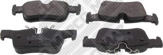 Mapco 6640 - Set placute frana,frana disc aaoparts.ro