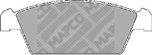 Mapco 6601 - Set placute frana,frana disc aaoparts.ro