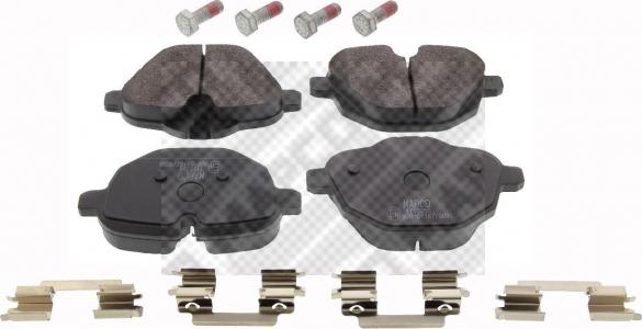 Mapco 6628 - Set placute frana,frana disc aaoparts.ro