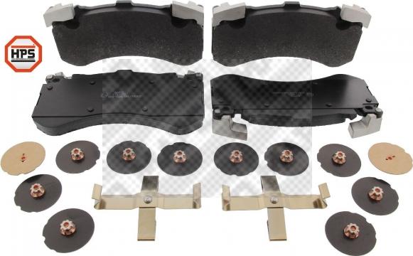 Mapco 6676HPS - Set placute frana,frana disc aaoparts.ro