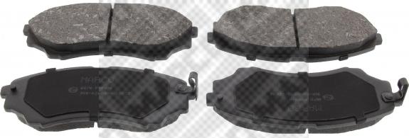Mapco 6676 - Set placute frana,frana disc aaoparts.ro
