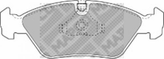 Mapco 6186 - Set placute frana,frana disc aaoparts.ro