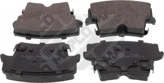 Mapco 6895 - Set placute frana,frana disc aaoparts.ro