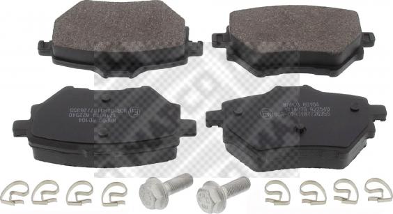 Mapco 6841 - Set placute frana,frana disc aaoparts.ro