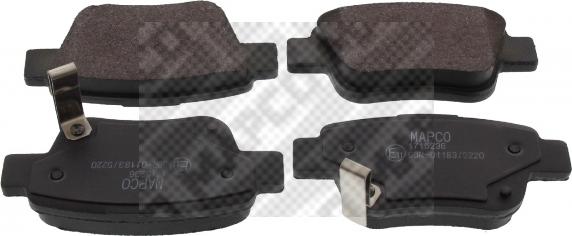 Mapco 6833 - Set placute frana,frana disc aaoparts.ro