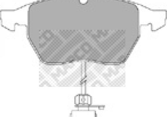 Mapco 6396 - Set placute frana,frana disc aaoparts.ro