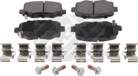 Mapco 6347 - Set placute frana,frana disc aaoparts.ro
