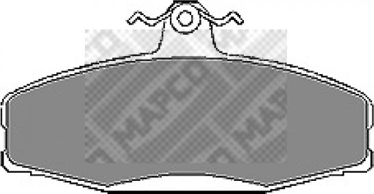 Mapco 6322 - Set placute frana,frana disc aaoparts.ro