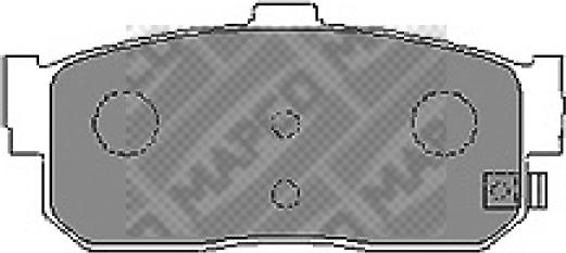 Mapco 6261 - Set placute frana,frana disc aaoparts.ro