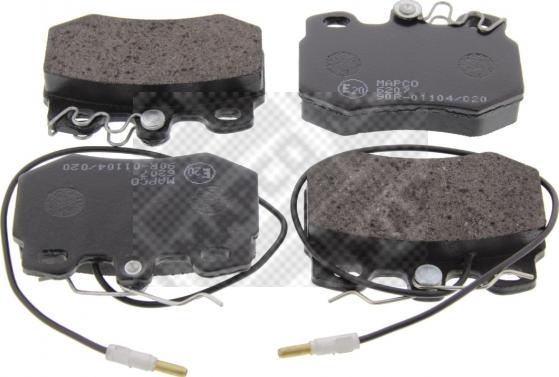 Mapco 6207 - Set placute frana,frana disc aaoparts.ro