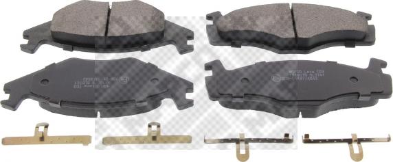 Mapco 6210/2 - Set placute frana,frana disc aaoparts.ro