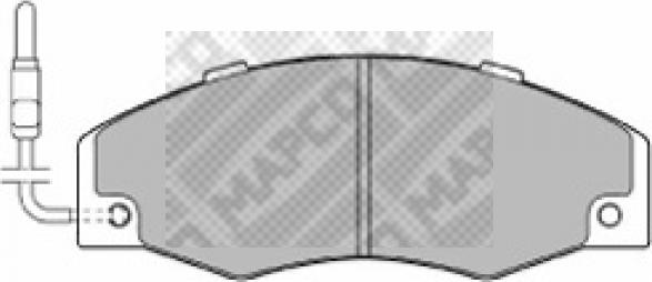 Mapco 6279 - Set placute frana,frana disc aaoparts.ro