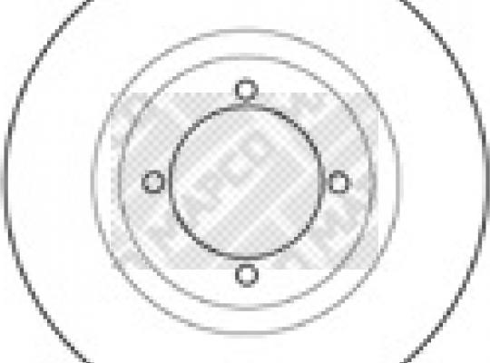 Mapco 15910 - Disc frana aaoparts.ro