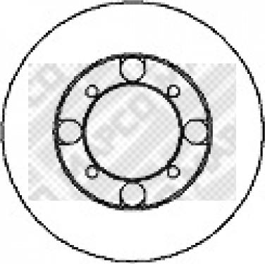 Mapco 15547 - Disc frana aaoparts.ro