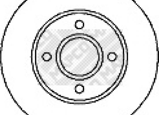Mapco 15694 - Disc frana aaoparts.ro