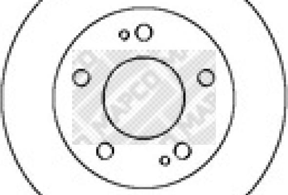 Mapco 15252 - Disc frana aaoparts.ro