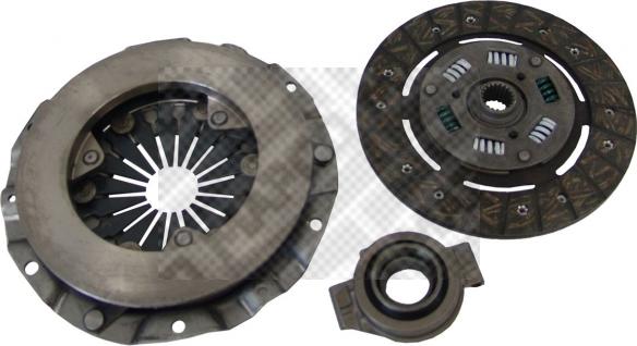 Mapco 10025 - Set ambreiaj aaoparts.ro