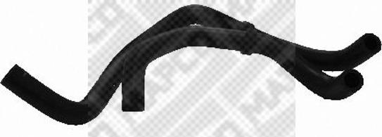 Mapco 39691 - Conducta, schimbator caldura-incalzire aaoparts.ro