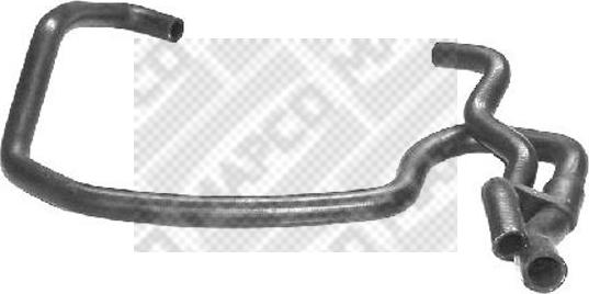 Mapco 39652 - Conducta, schimbator caldura-incalzire aaoparts.ro