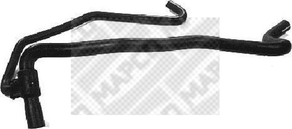 Mapco 39611 - Conducta, schimbator caldura-incalzire aaoparts.ro