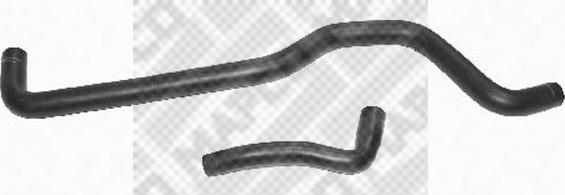 Mapco 39687 - Conducta, schimbator caldura-incalzire aaoparts.ro