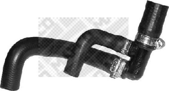 Mapco 39626 - Conducta, schimbator caldura-incalzire aaoparts.ro