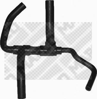 Mapco 39675 - Conducta, schimbator caldura-incalzire aaoparts.ro