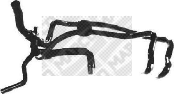 Mapco 39140 - Furtun radiator aaoparts.ro