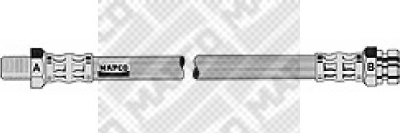 Mapco 3939 - Furtun frana aaoparts.ro