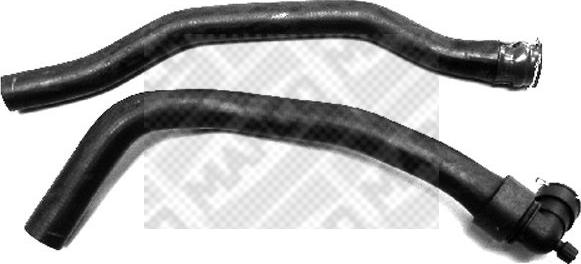 Mapco 39715 - Conducta, schimbator caldura-incalzire aaoparts.ro