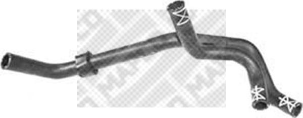 Mapco 39726 - Conducta, schimbator caldura-incalzire aaoparts.ro