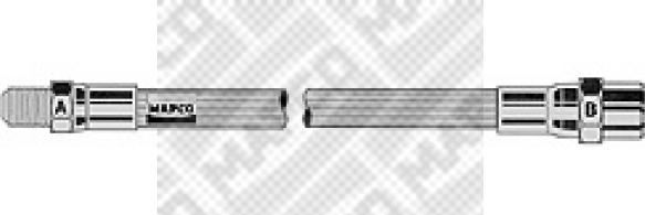 Mapco 3764 - Furtun frana aaoparts.ro