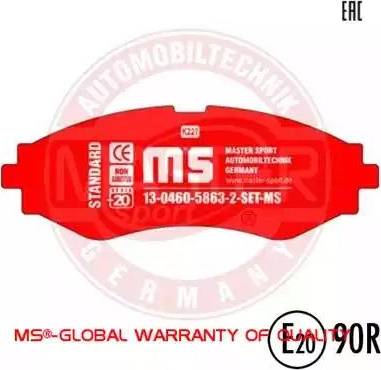 MASTER-SPORT 13046058632-SET-MS - Set placute frana,frana disc aaoparts.ro